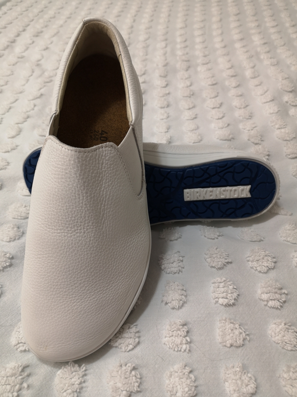 Birkenstock QO 400 NL White Leather Women's Safety Shoe